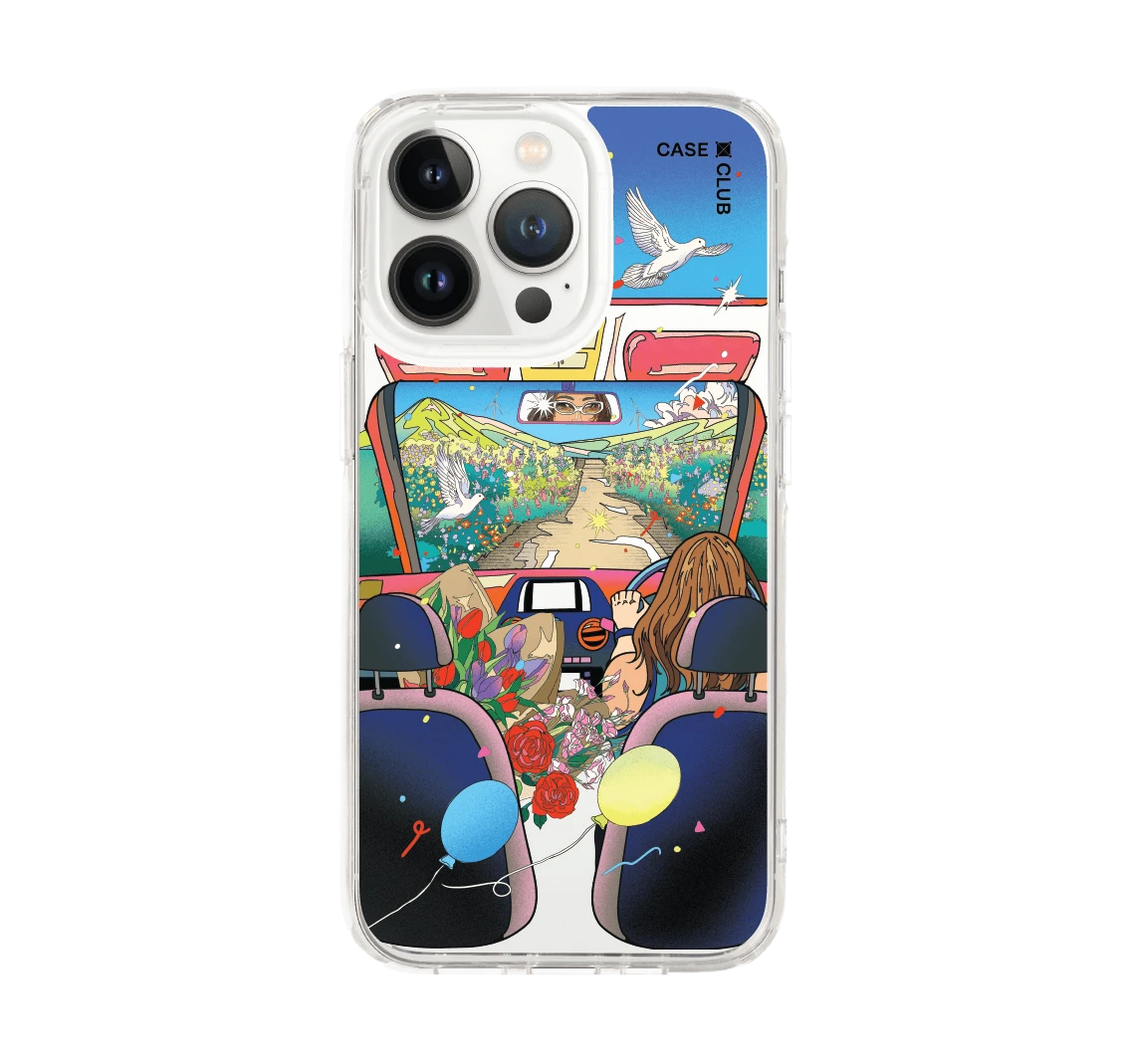 iphone 13 pro clear case car signature by bomfha